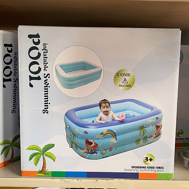 130Cm Pvc Opblaasbaar Zwembad Bad Voor Kids Kinderen Familie Zomer Outdoor Water Zwemmen Speel Centrum Speelgoed