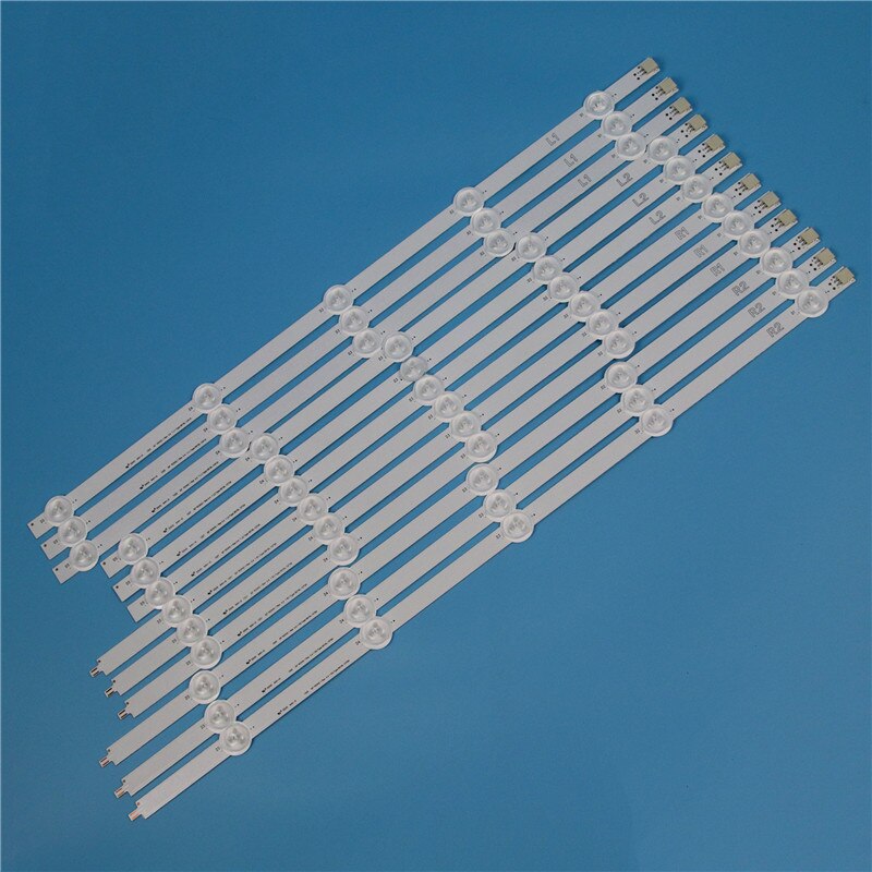 10 lamper 1000mm led bakgrunnsbelysning stripesett for  lg 50 ln 5707 50 ln 5708 - za  -ze 50 tommers tv-array led strimler bakgrunnsbelysning barer lysbånd