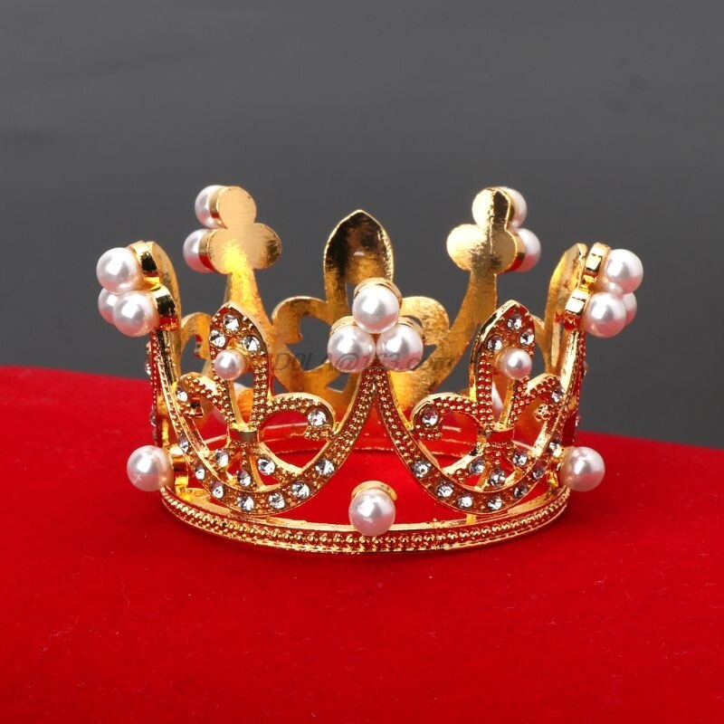 Newborn Girls Boys Photography Gold Crown Props Little Baby Photo foto shooting Crown Accessories Infant bebe fotografia Prop