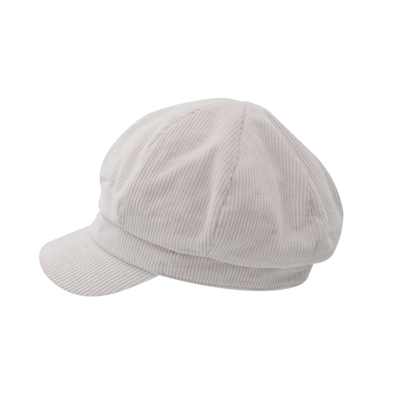 Dames vintage hoeden winter effen corduroy casual hoed baret literaire retro pet schilder krantenjongen opvouwbare baretten baret