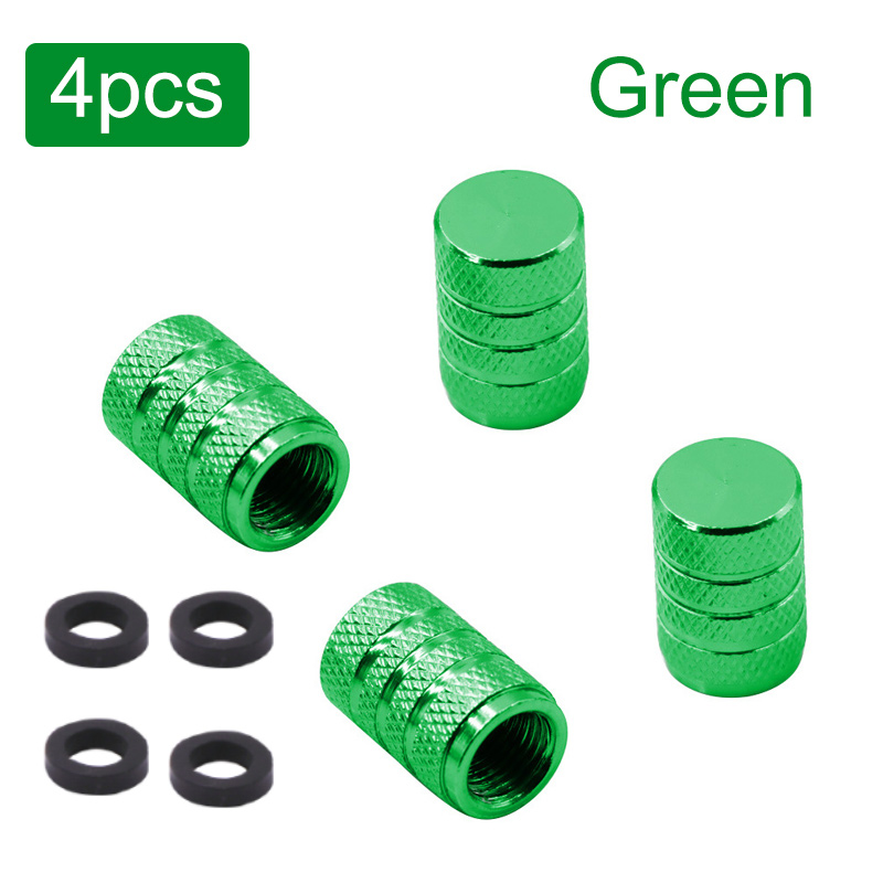 Auto Tire Valve Stems Cap Knurling Style Tire Valve Cap Aluminum Tire Wheel Stem Air Valve Cap for Car Truck Motorcycle SUV Bike: Lavender