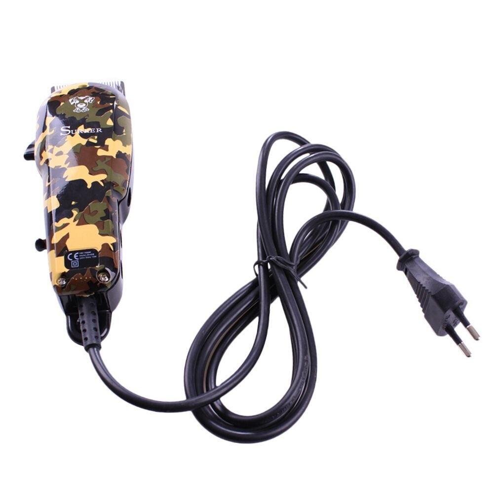 SURKER JM-808, Afeitadora eléctrica para mascotas, afeitadora para perros, cortadora de pelo de bajo ruido, enchufe europeo