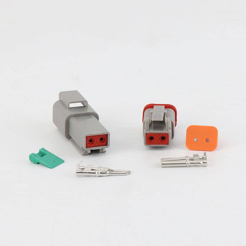 Deutsch DT Connector DT06-2S/DT04-2P 2P 3P 4P 6P 8P 12P Waterproof Electrical Connector for Car Motor With Pins 22-16AWG: 2pin