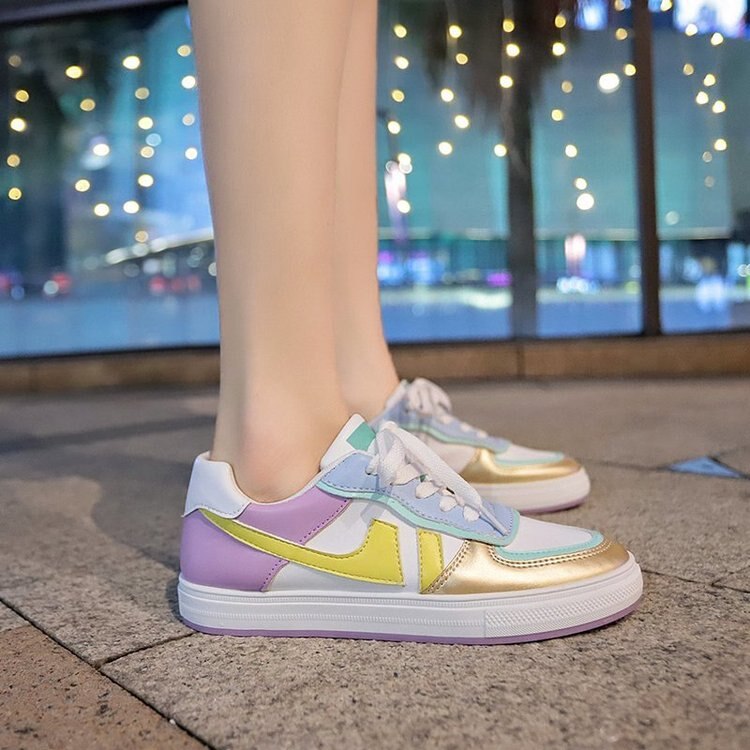 Dikke hakken dames sneakers schoenen dames sneaker schoenen damesschoenen dames baskets femme wedge gevulkaniseerde damesschoenen