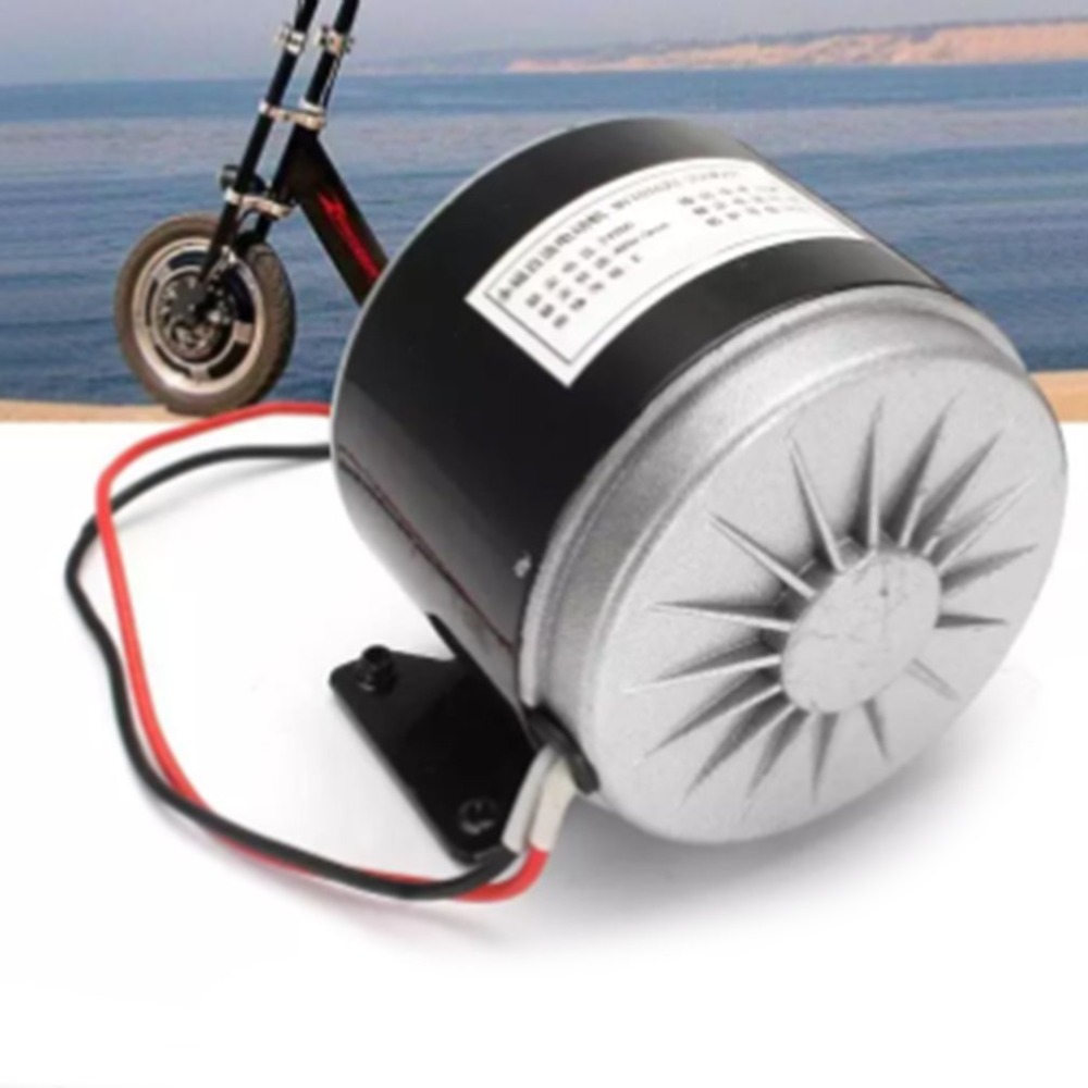24V 250W de alta velocidad cepillado DC Motor funcional Scooter Eléctrico plegable bicicleta eléctrica cepillo Motor bicicleta accesorios