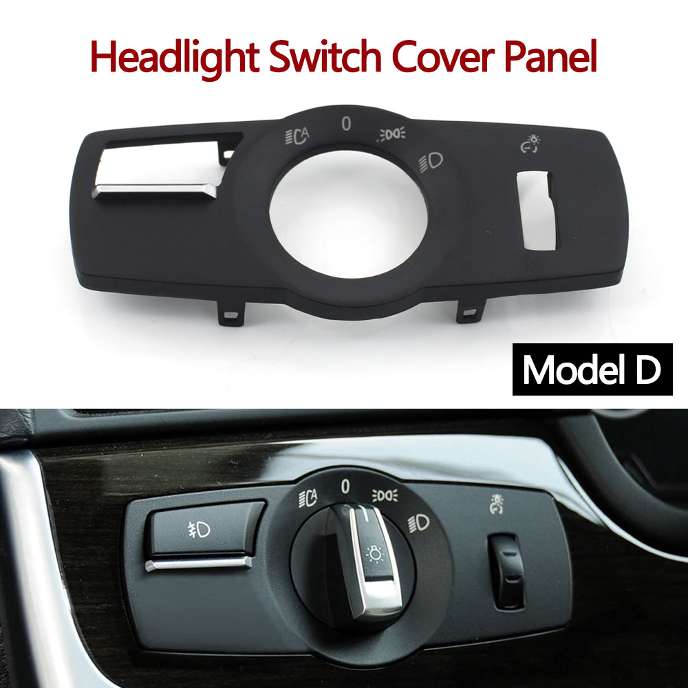 Hoofd Lamp Draaiknop Koplamp Schakelaar Cover Panel Voor BMW 5 Serie 5GT 6 S 7 S X3 X4 f02 F10 F11 F07 F06 F25 F26 61316803965: Oranje