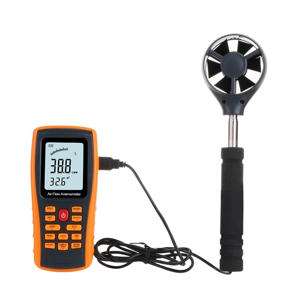 Laboratory Instrument Anemometer Handheld Wind Speed Temperature Measuring Equipment Experimental Portable Tool