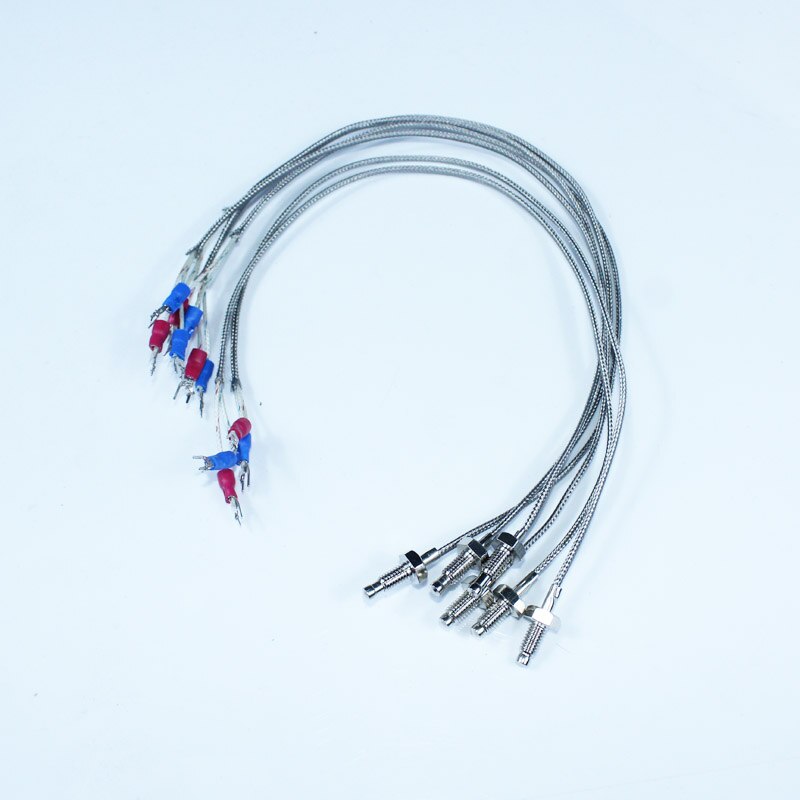 Temperature Sensor Thermocouple 0.5m Length Heat Sensitive Wire Warm detector proble M6 nut