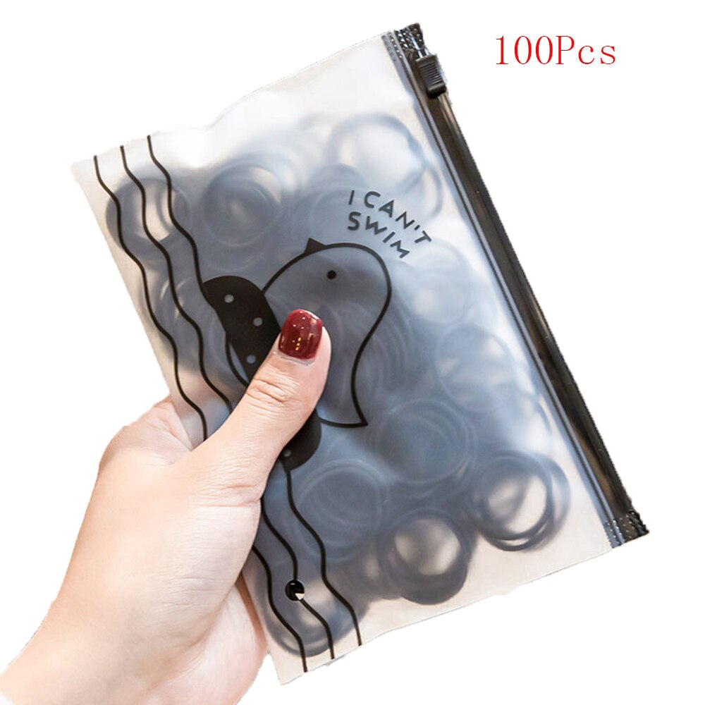 100-500 Stks/pak Meisjes Kleurrijke Elastische Rubber Band Kinderen Hair Gum Leuke Haarband Voor Baby Meisje Paardenstaart Houder haar Accessoire: 3