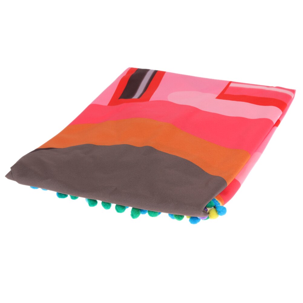 Roze Ronde Strandlaken Microfiber Absorberende Zwemmen Sport Bathrathe Handdoeken Picknick Deken Badhanddoeken Voor Woonkamer 146 Cm