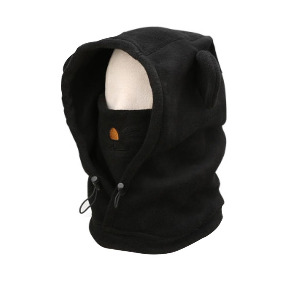Schattige Skiën Hoofddeksels Cartoon Dier Patroon Volledige Gezicht Thermische Outdoor Beschermende Balaclava Hood Ski Fietsen Masker Helm: XS2117C2