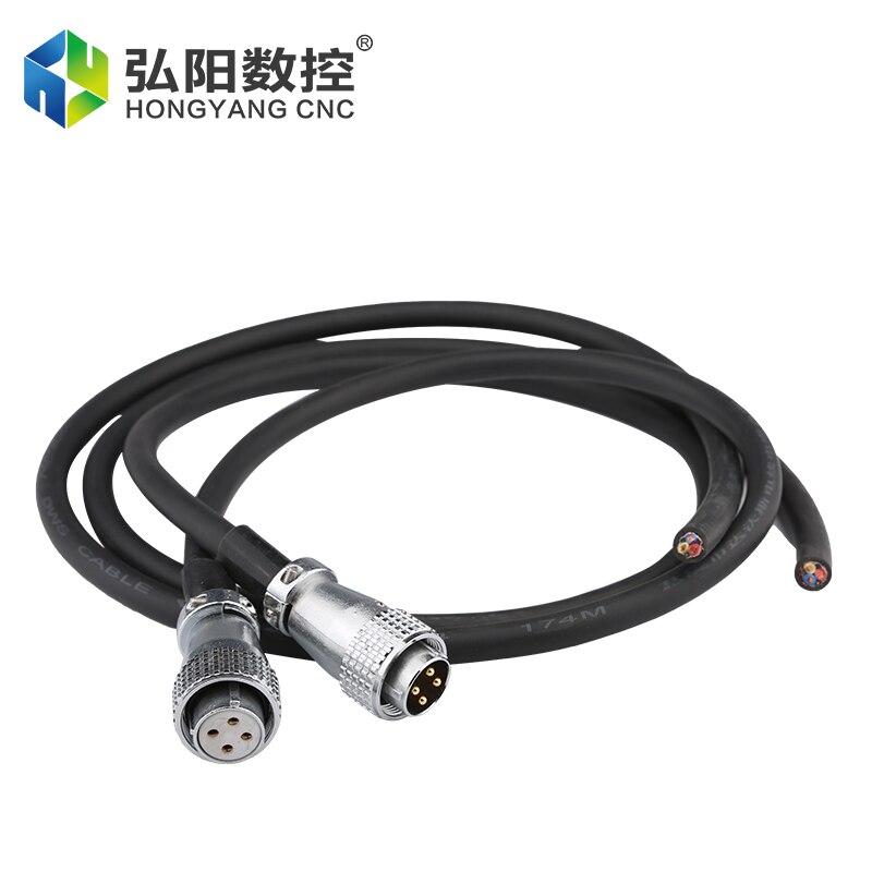 CNC Milling Machine Spindle Wire, Machine Tool Drag Chain Cable, Spindle Motor Aerial Plug Welding Wire With Shield