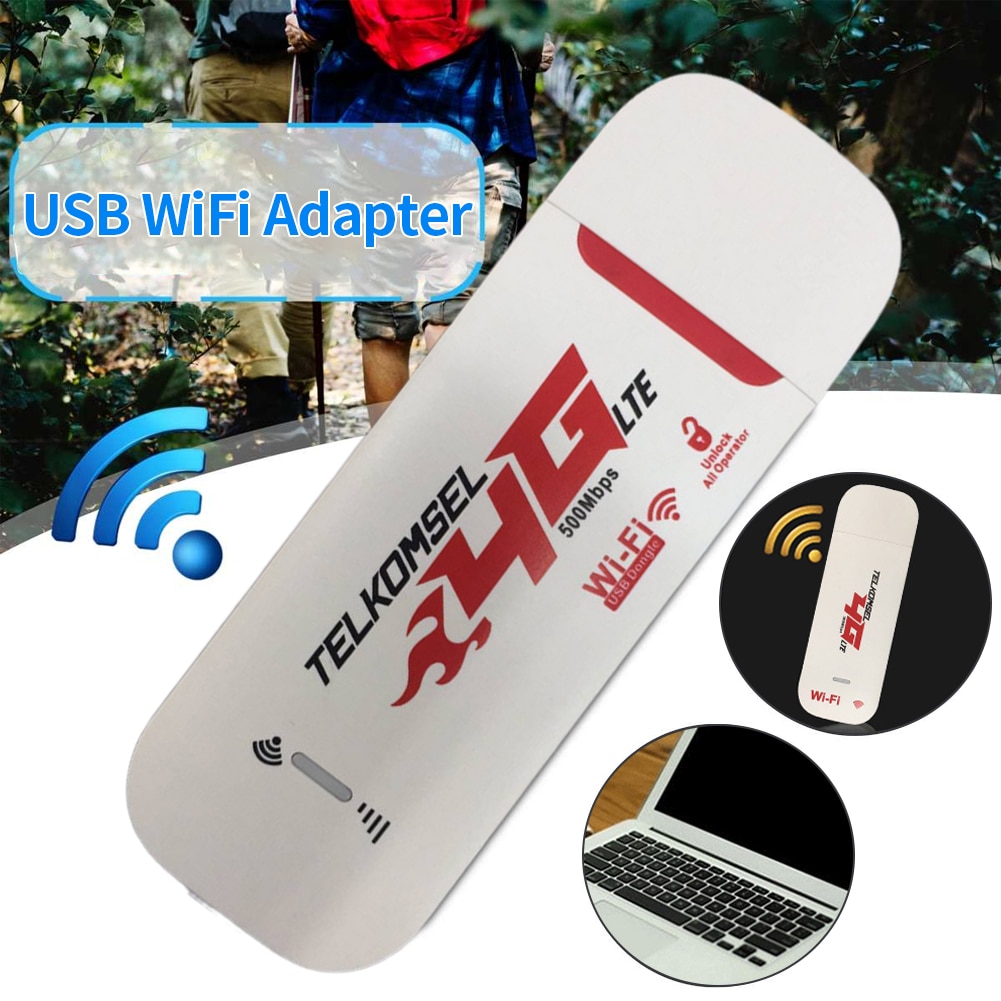 Network Card Plug And Play Wifi Adapter USB Dongle Home Office Hotspot 150Mbps 4G LTE Mini Portable Modem High Speed Universal