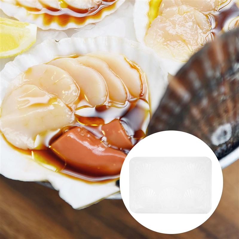 50pcs Packing Box Good Useful Durable Frozen Scallop Box Scallop Packing Box Disposable Scallop Box