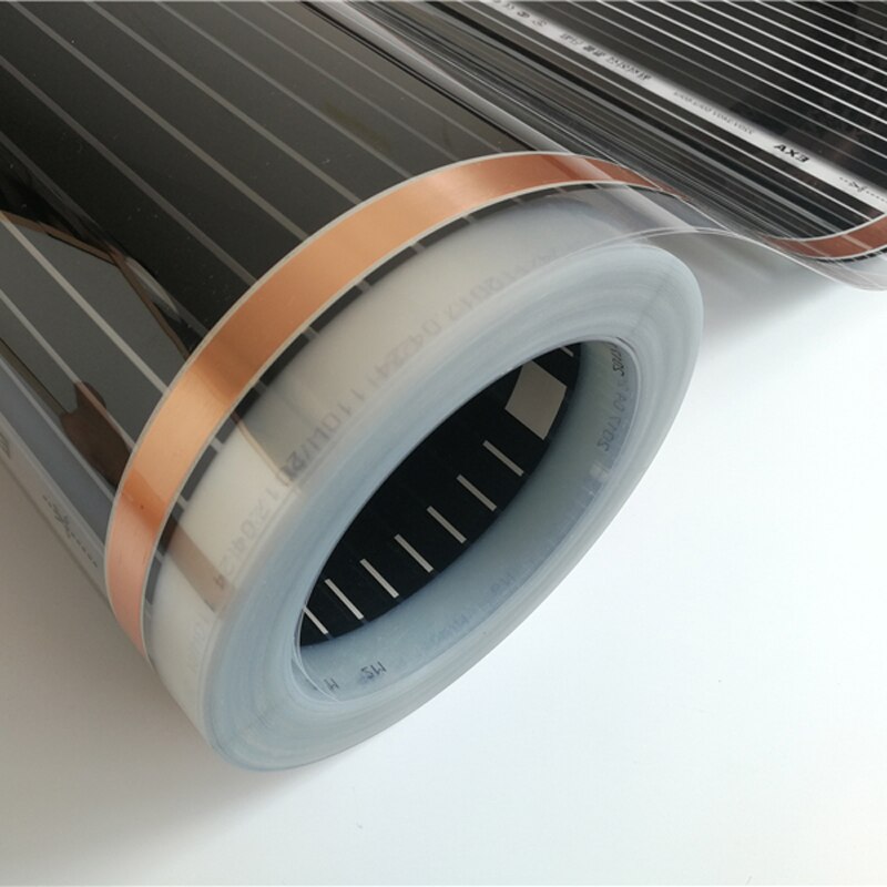 1 Square meter far Infrared Heating film, AC220V floor heating film 50cm x 2m