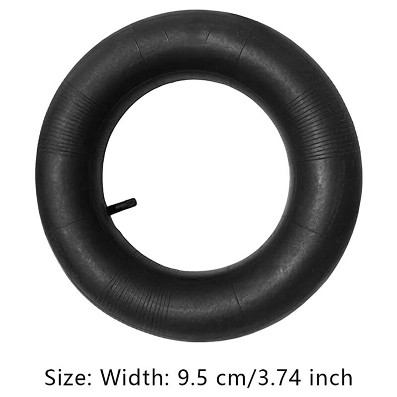 Wheelbarrow Inner Tube 3.50-8 Heavy Duty Rubber Inner Tube Replacement With Tr13 Valve Stem Garden Cart Inner Tube