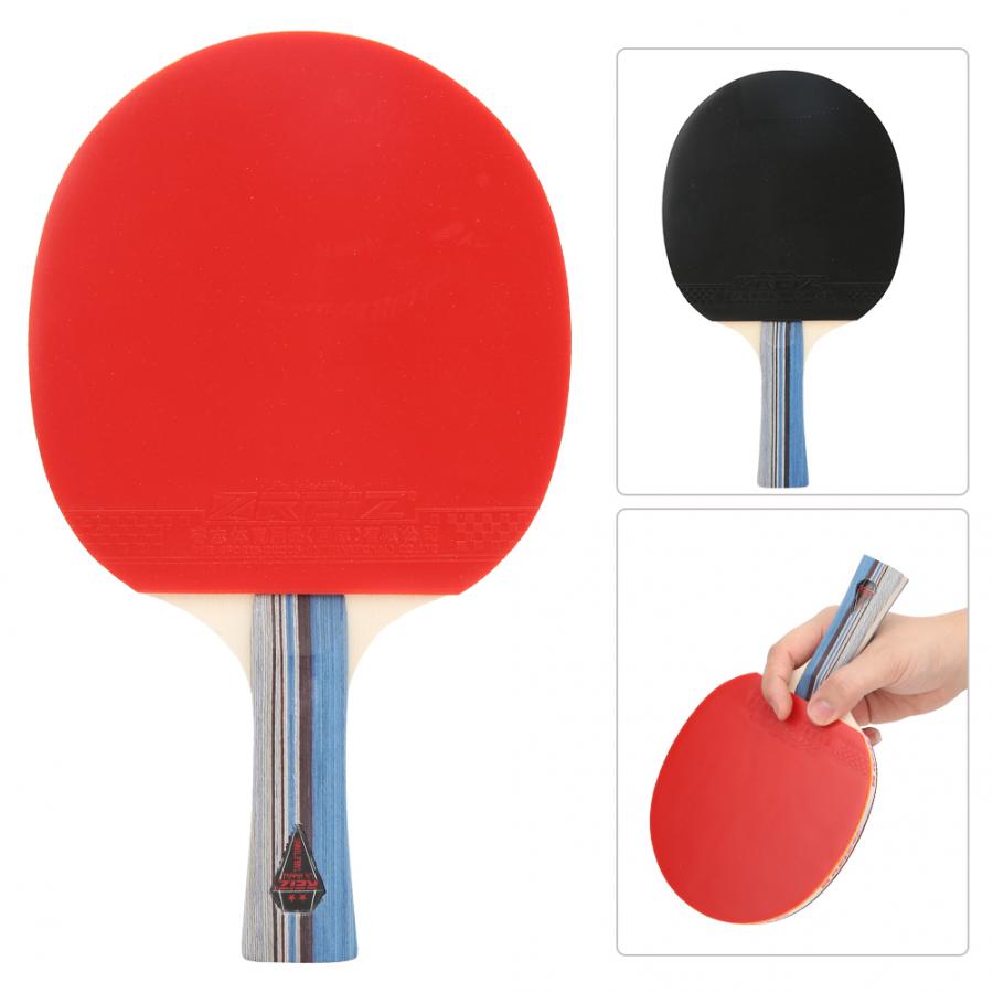 lightweight Table Tennis Racket Training Competition Table Tennis Racket Pong Paddle Sport Equipment with Storage Bag Paddle