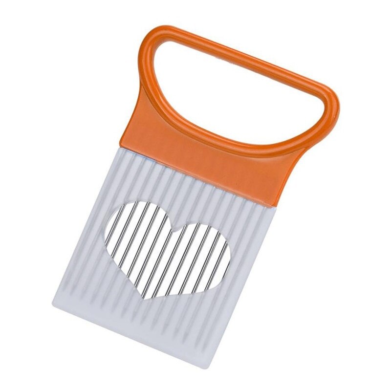 Tomato Slicer Holder Kitchen Tool For Perfect Even Slices - Red ABS Plastic