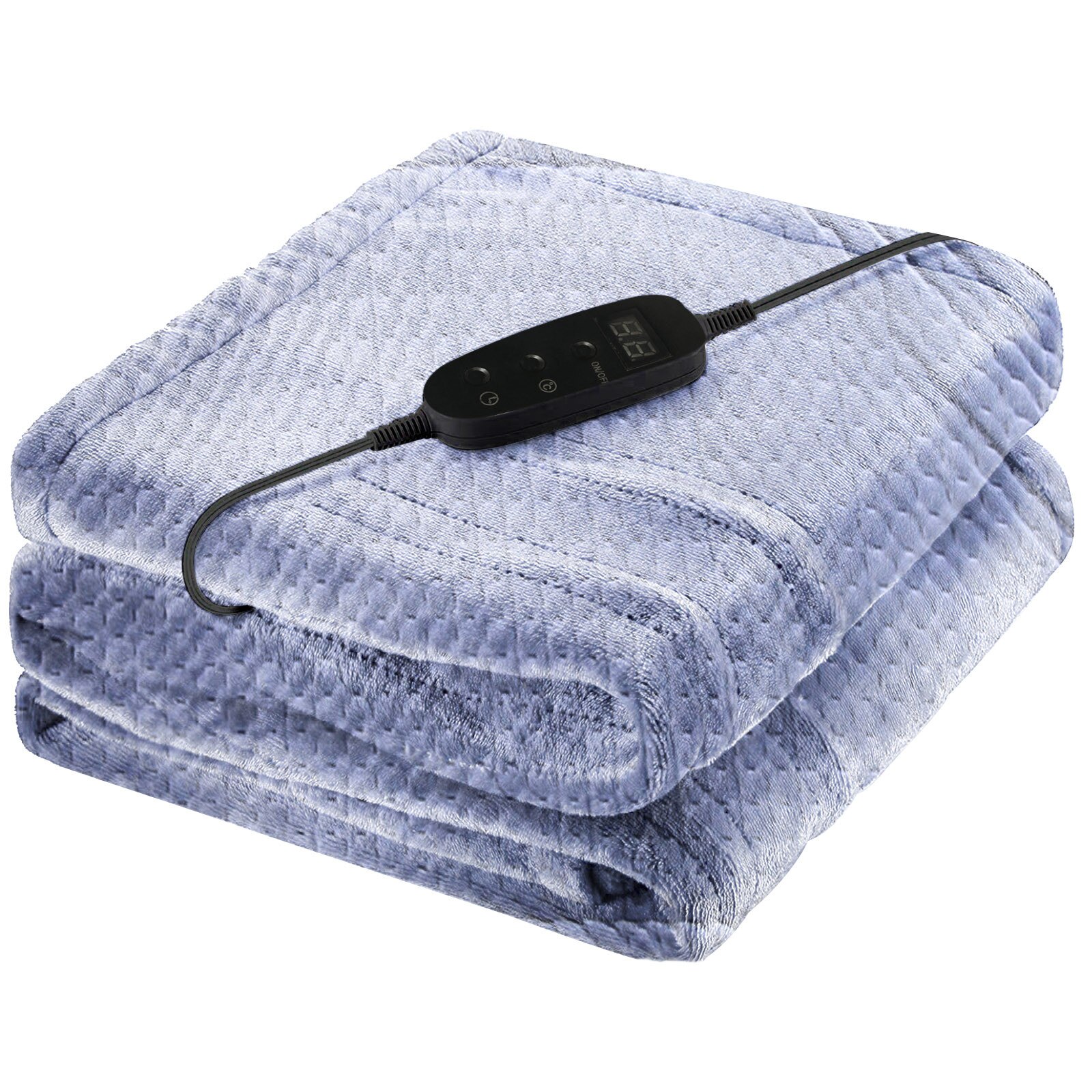 Rodilleras eléctricas multifunción para decoración de mantas, almohadillas de calefacción eléctrica de bajo voltaje, multifunción: Gris