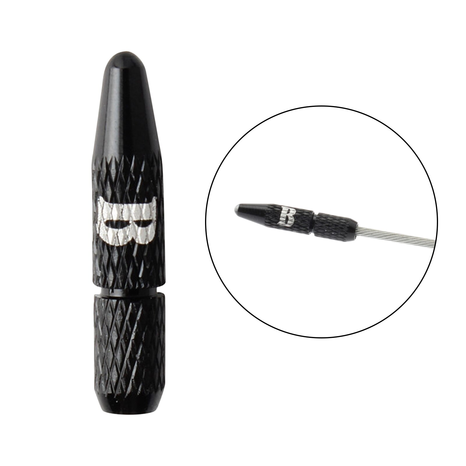 Bike Cable End Cap Road Brake Shifter Ends Crimps Line Screw-In Ferrules: Brake Black