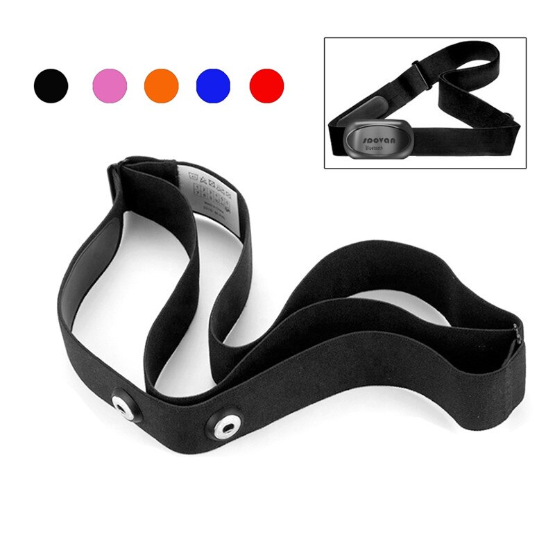 Elastische bevestigingsband sport hartslagmeter verstelbare borstband fitnessapparatuur
