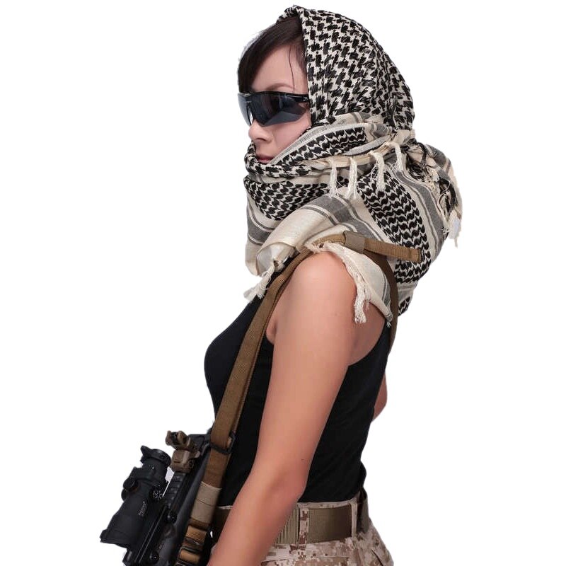 Pañuelo para la cabeza Kaffiyeh, sombrilla árabe para exteriores, cálido chal, gorro, ropa deportiva para escalada al aire libre, accesorios Pro Bandana Camping