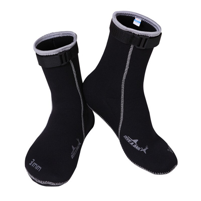 3mm neopren dykkersokker menn kvinner dykking surfing snorkelsokker vinterbading sklisikre varme strandsokker