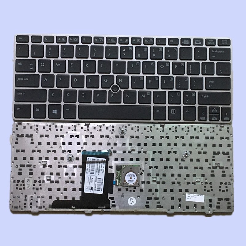 laptop US Keyboard with US Layout For HP Elitebook 2560 2560p 2570p: Default Title
