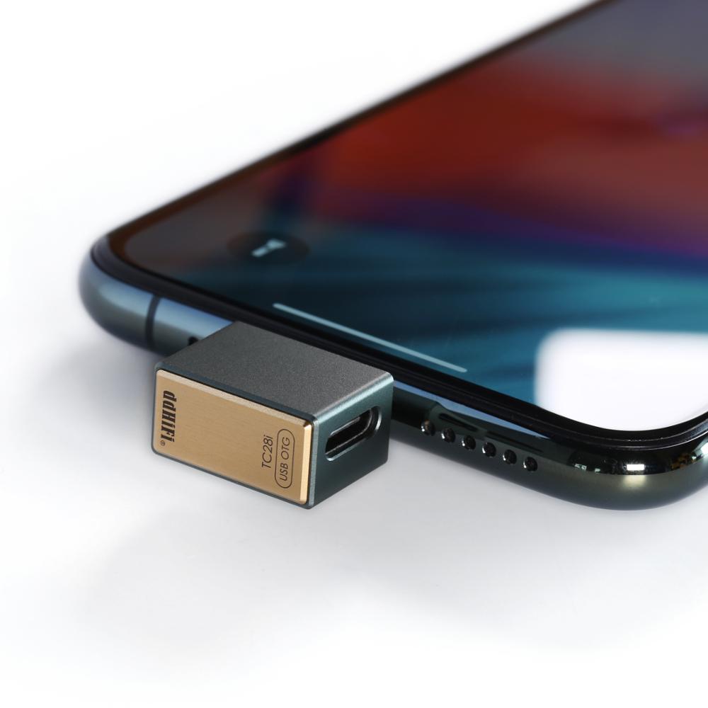 Dd Ddhifi TC28i Lightning Male Naar Type-C Vrouwelijke Otg Adapter Toepassing USB-C Oortelefoon/Decoders Op Ios apparaten/Decoding Kabels