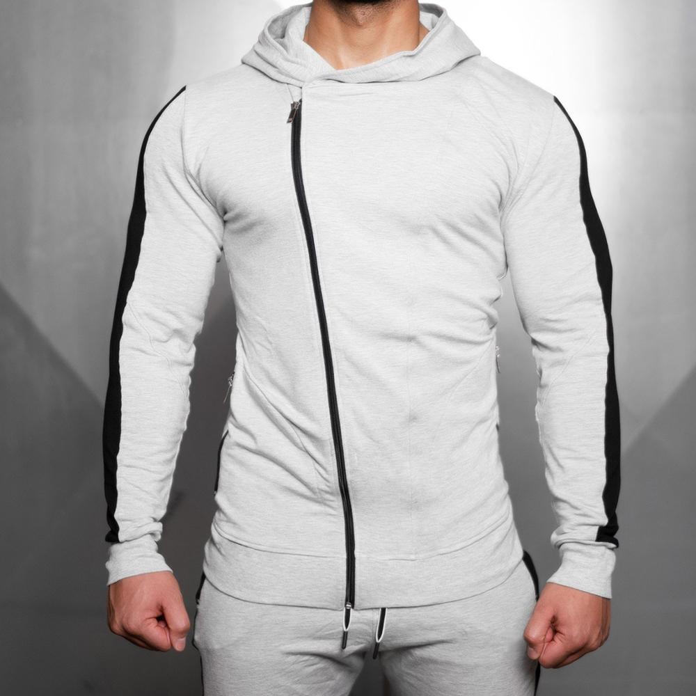 Sport Lauf Jacke Männer Fitness Gym Bodybuilding Sweatshirt Outdoor Radfahren Sportswear Mantel Ausbildung Jogging Hoodies Jacken