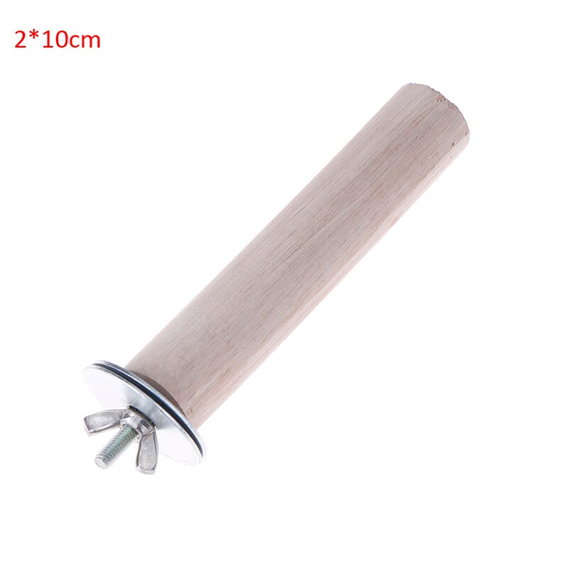 Wooden Parrot Stand Stick Perch for BirdsToy Bird Cage Accessories 1Pc: 2x10cm