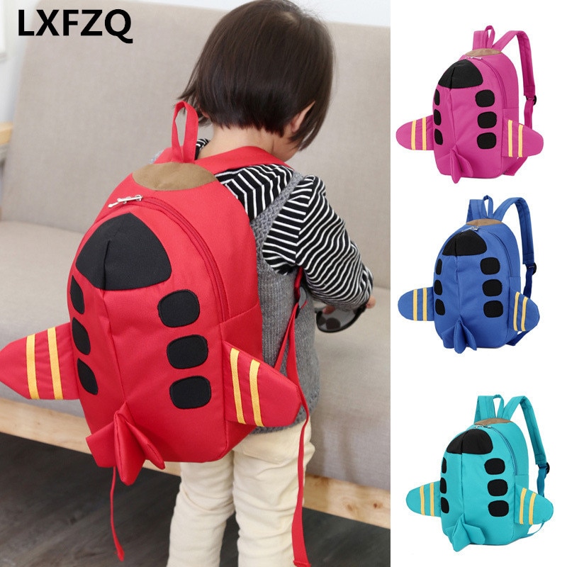 Mochila feminina rugzakken bedrukte rugzak tas kinderrugzak 4 kleuren schooltassen cartoon vliegtuig rugzak voor meisjes rugzak