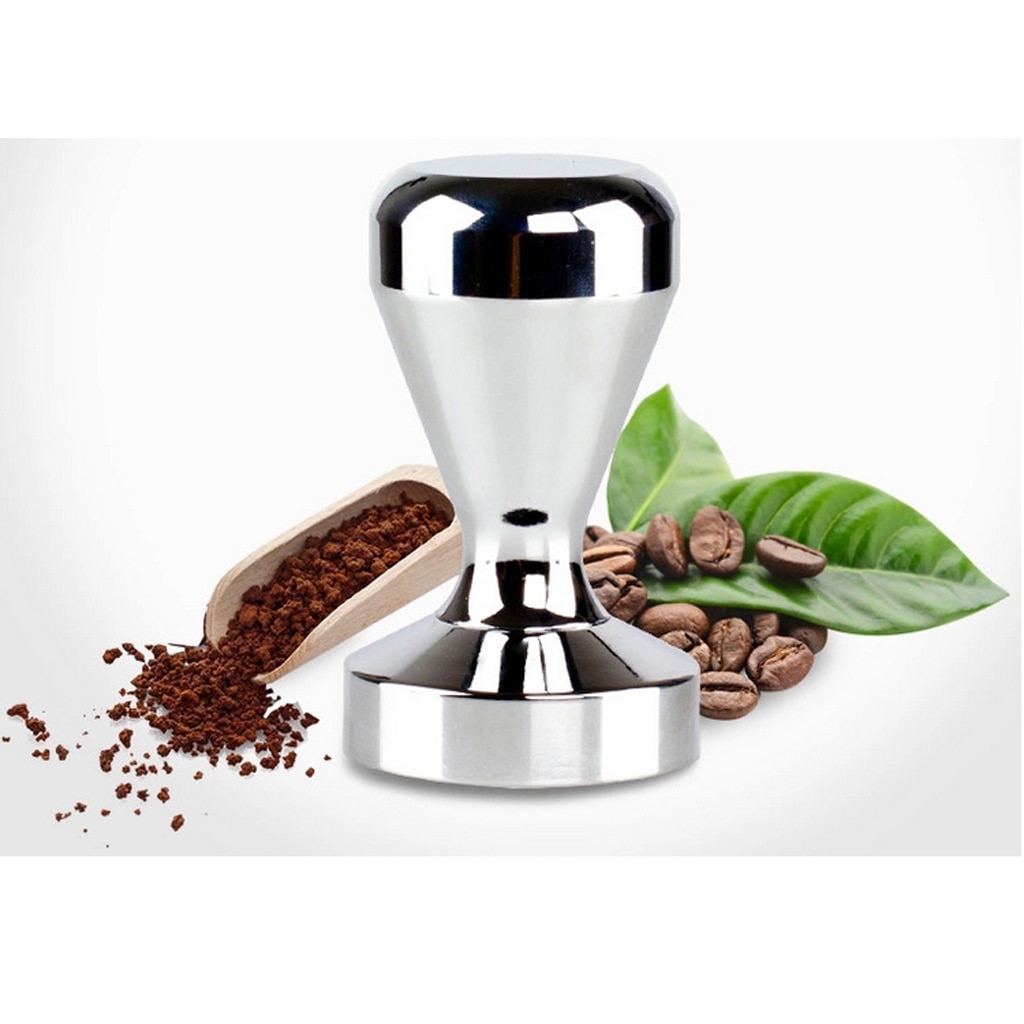 51mm kaffe barista espresso sabotasje utgangspunkt klar kropp rustfritt stål presse