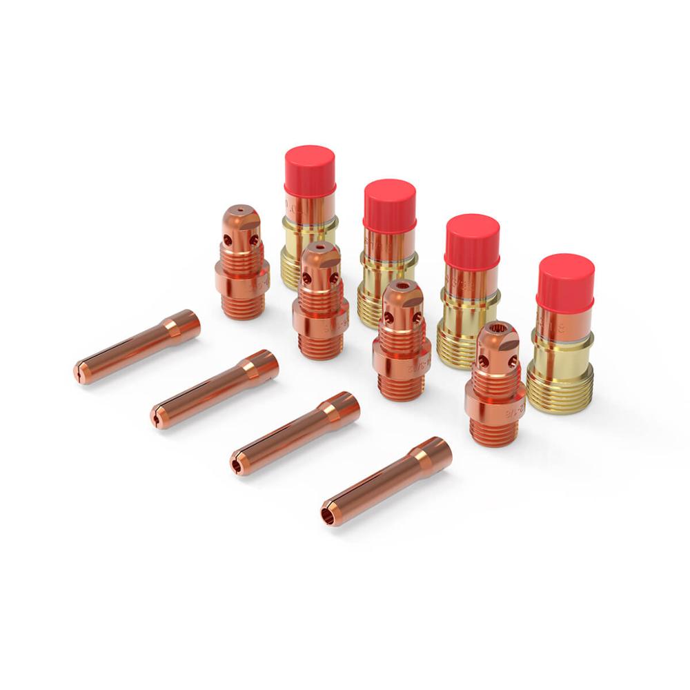 49pz TIG Torcia di Saldatura tozzo gas lente #10 Pyrex Tazza di Vetro kit per WP-17/18/26