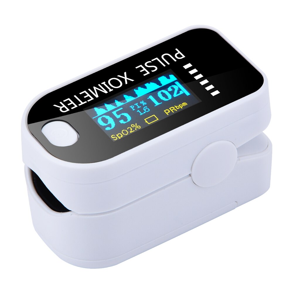 Draagbare vingerpulsoximeter led vingertopoximeter vingeroximeter spo 2 pr pi rr zuurstofsaturatiemonitor voor de gezondheidszorg