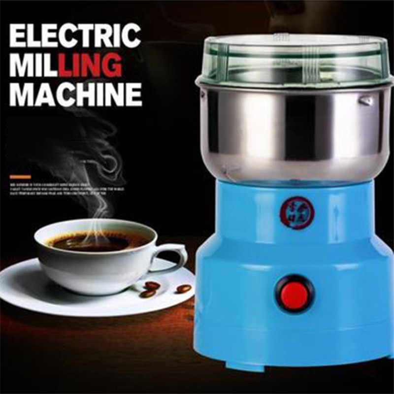 110v/220v elektrisk kaffekvarn bönor krydda salt peppar örter nötter kryddor kvarn kvarn kaffemaskin hemmamixerverktyg