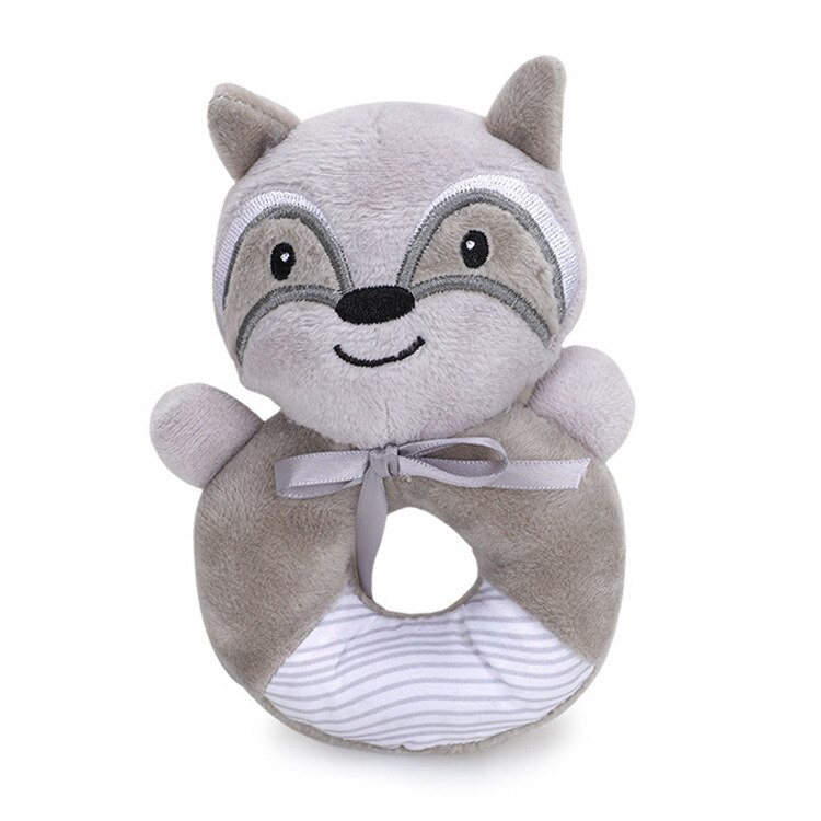 Baby Kinderen Rammelaar Speelgoed Cartoon Dier Pluche Hand Bell Kinderwagen Bijtring Wieg Opknoping Rammelaars Baby Trooster Speelgoed: cat