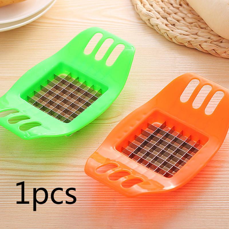 1 Piece French Fry Potato Chip Cut Cutter Vegetable Fruit Slicer Chopper Chipper Blade Easy Kitchen Tools French Fry Cutter: 1pcs