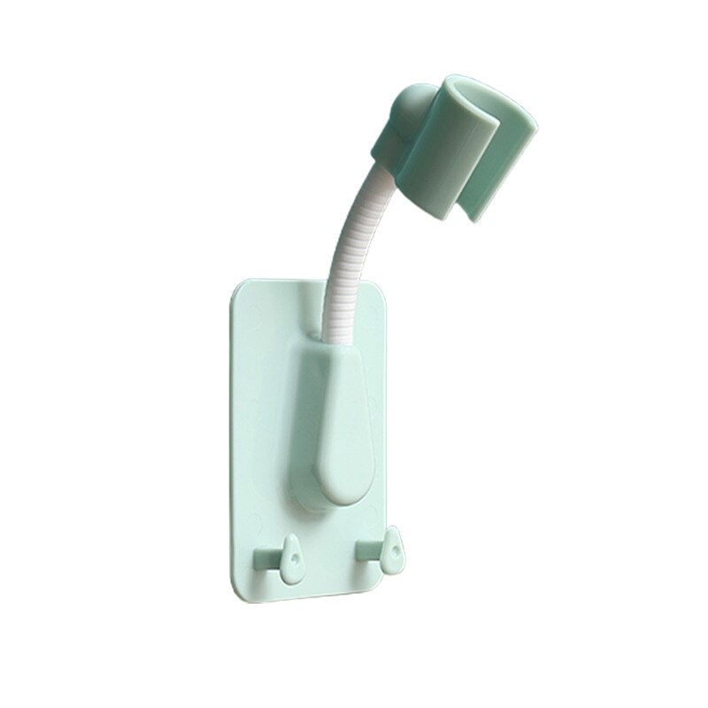 360° Bathroom Adjustable Shower Riser Rail Adjustable Wall Mount Bracket Shower Head Sliding Bar Set Holder Bar Kit Accessories: green