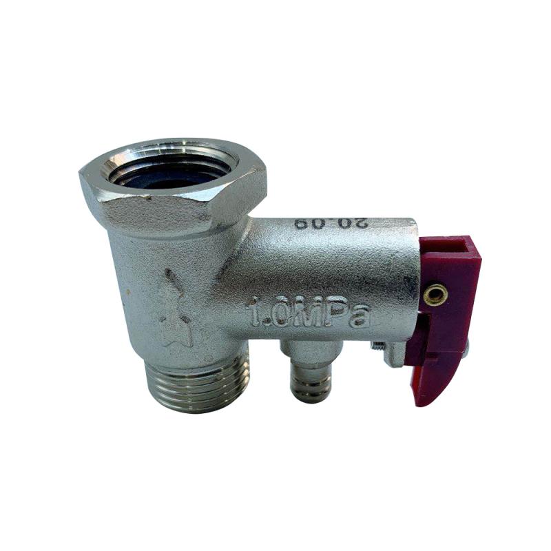 Messing G1/2 "DN15 0.7/0.75/0.8/0.9/1.0mpa Druk Veiligheidsklep Voor elektrische Boiler Voor Thuis