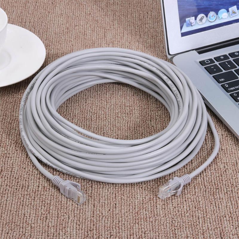 15/20/25/30m High Speed RJ45 Ethernet Cable Network LAN Cord Wire Router Computer Flat Cat5 Network Connector Extension Lines