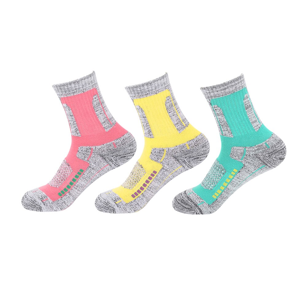 Winter Thickened Socks Warm Outdoor Ski Fishing Hiking Various Colors Breathable Comfortable Wearable Men Women Thermosocks: 3 PAIRS M SET