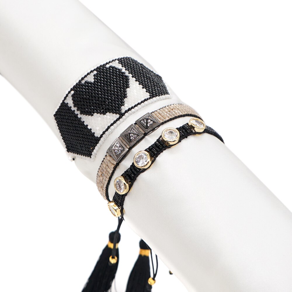 Go2Boho Kwastje Armband Set Miyuki Sieraden Mexicaanse Hart Pulseras Mujer Moda 2022 Seed Bead Armbanden Voor Vrouwen