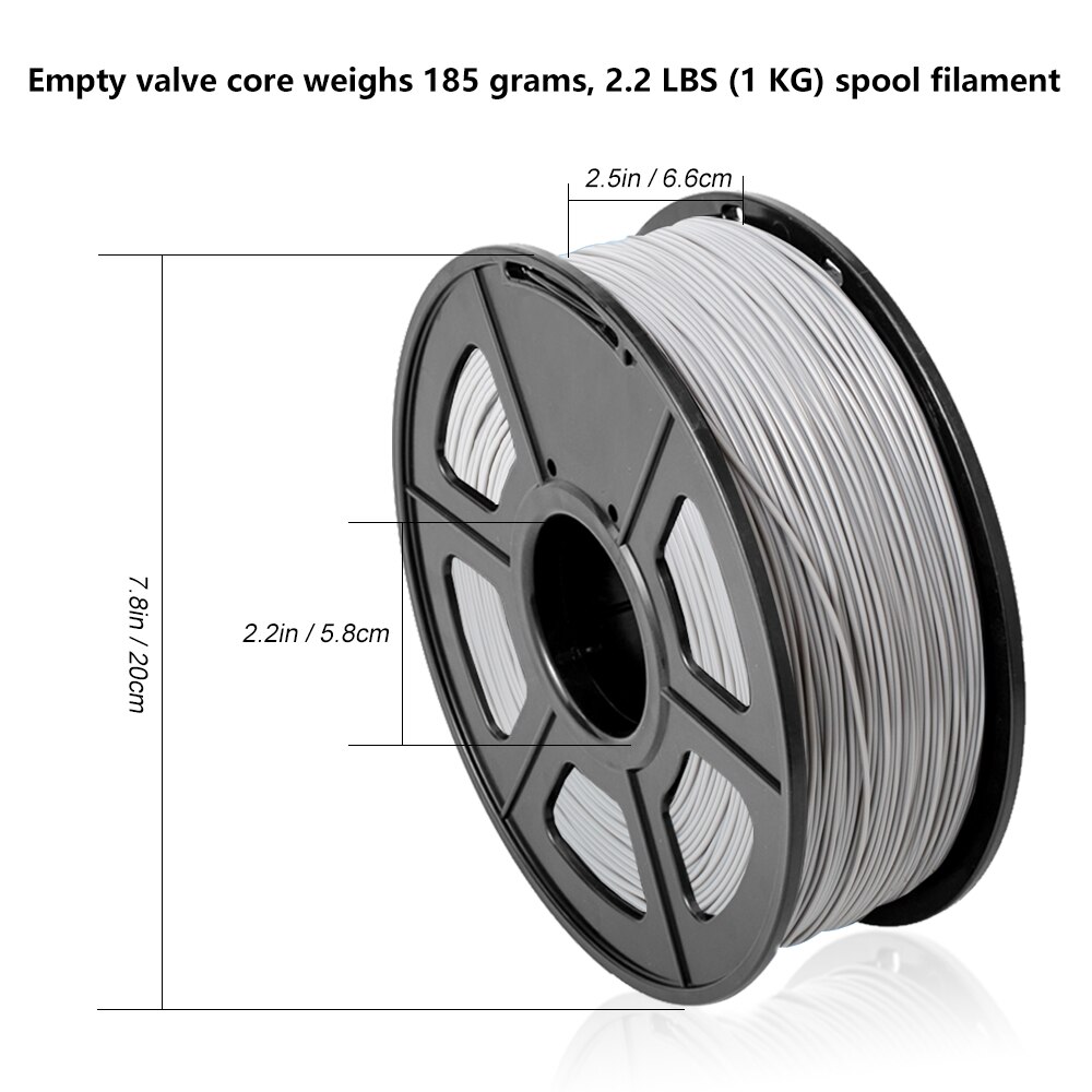 SUNLU PLA 1,75mm 1kg 3D Drucker Filament Nicht-blockiert Düse Filament DIY Digitale Zeichnung Für FDM 3D Drucker