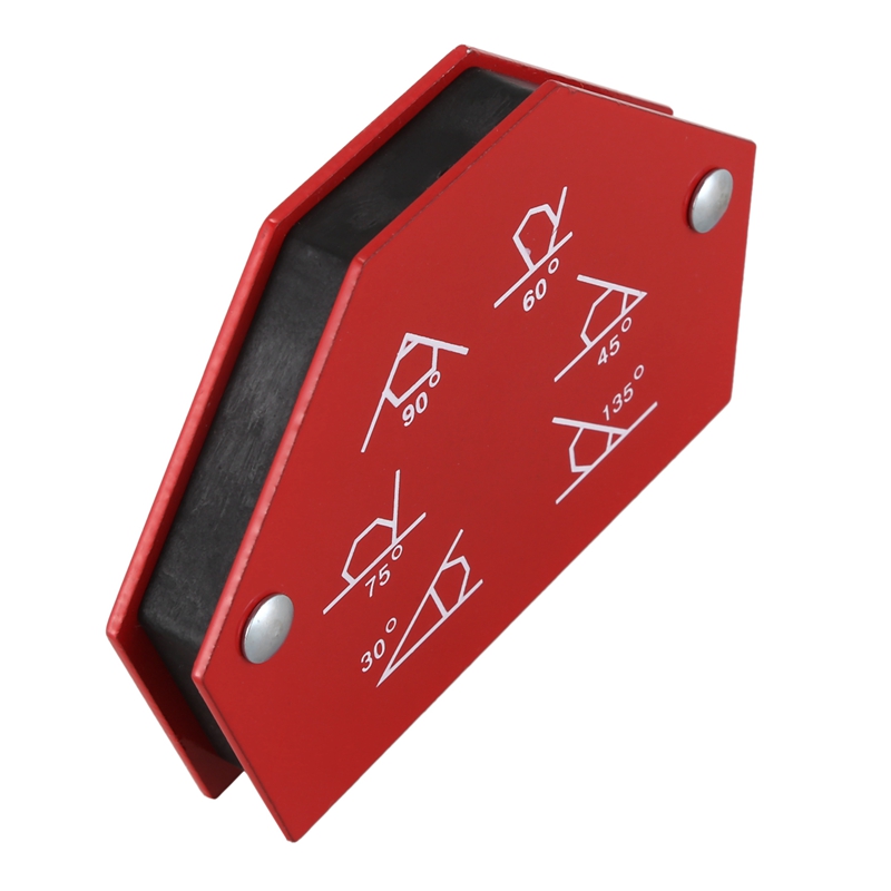 Hexagon Lassen Klepstandsteller 25LB Magnetische Vaste Hoek Solderen Locator Gereedschap Zonder Schakelaar Lassen Accessoires