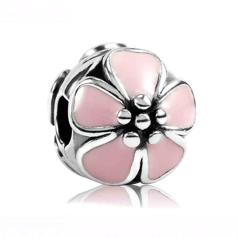 Verdadeiro espumante brilhando caminho daisy meadow pave &amp; livre coração clipe charme 925 contas de prata esterlina ajuste pulseira moda jóias: 11