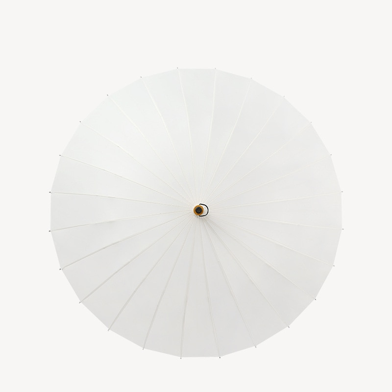 24k Lange Regenschirm Holzgriff Regenschirme Modische Frauen Doppel Großen Regenschirm Stock Winddicht