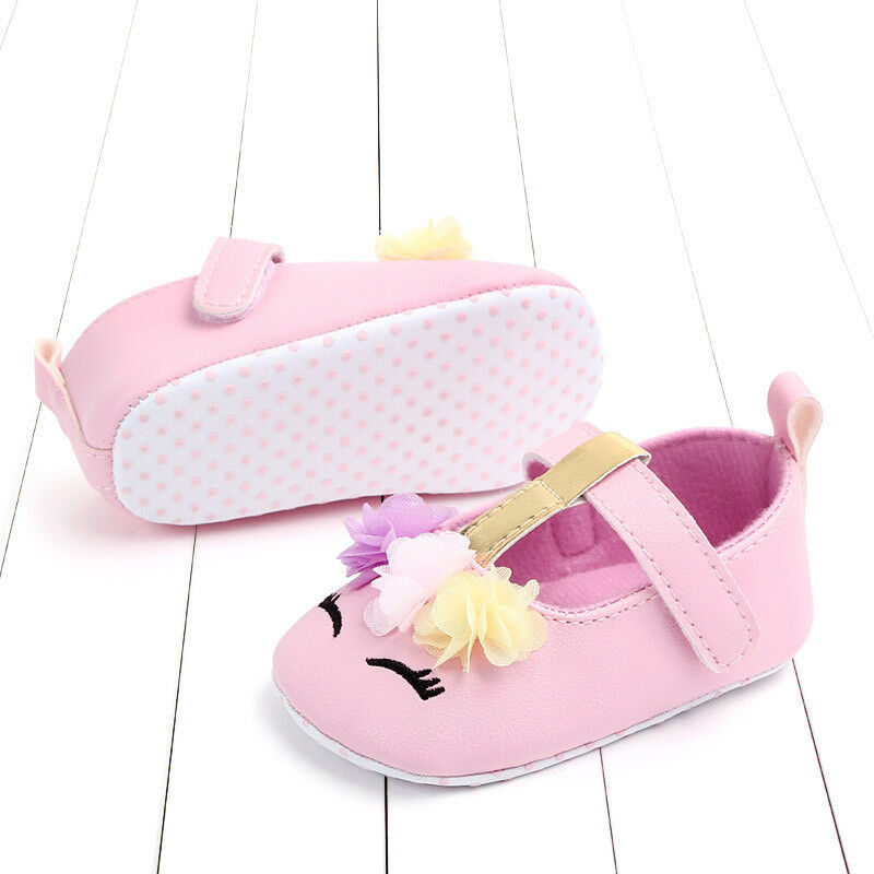 Infant Newborn Baby Girls Soft PU Leather Crib Pre... – Grandado