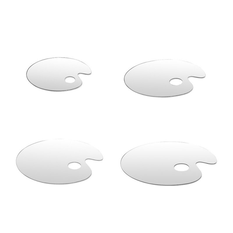 Acrylic Palette Painting Drawing Color Palette With a Thumb Hole Artist Paint DIY Mixing Palette Painting Art Accessories #