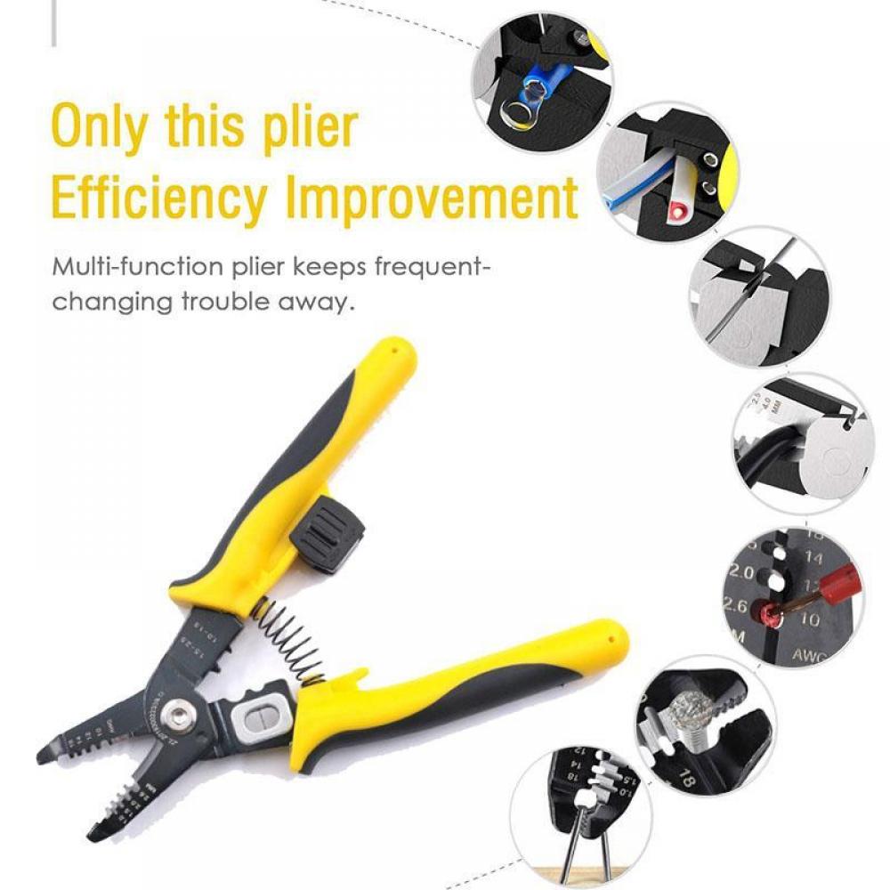 Diy Electrical Equipment Wiring Pliers Diy Multifunctional Stripping Pliers Cable Tool